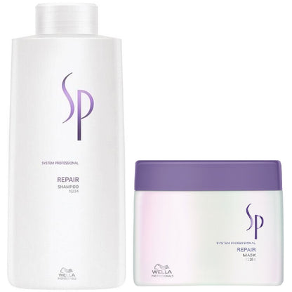 Wella SP System Professional Repair Set Shampooing 1000 ml + Masque 400 ml