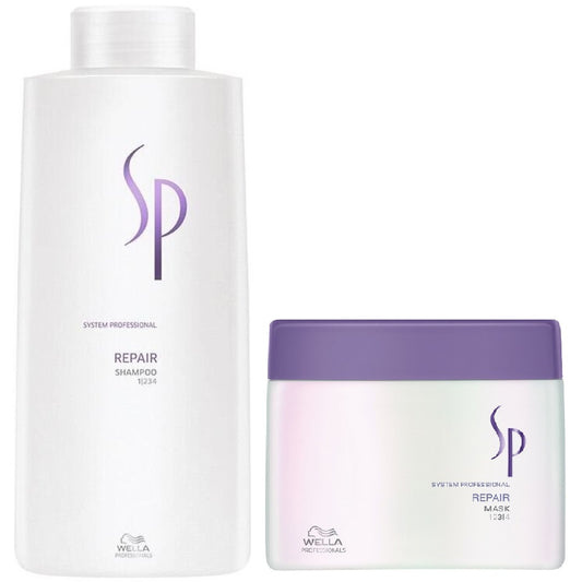 Wella SP System Professional Repair Set Shampooing 1000 ml + Masque 400 ml