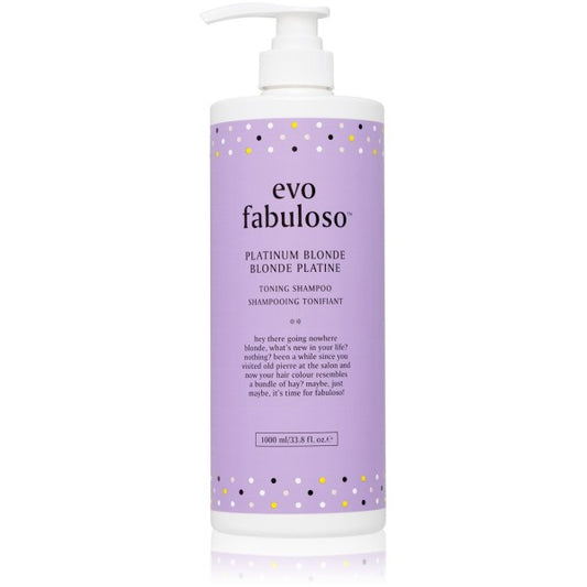 Evo Fabuloso Platinum Blonde Toning Shampoo 1000 ml
