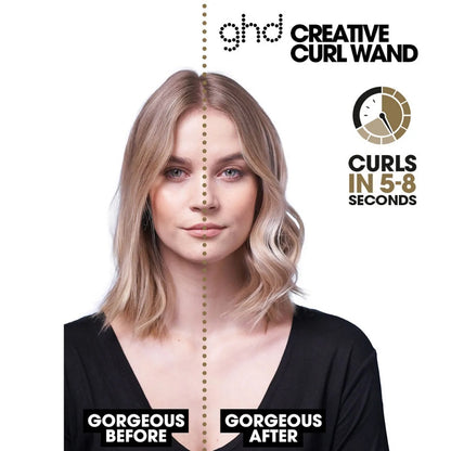 ghd Curver Creative Curl Wand Gift Set - Curling Iron and Detangling Comb