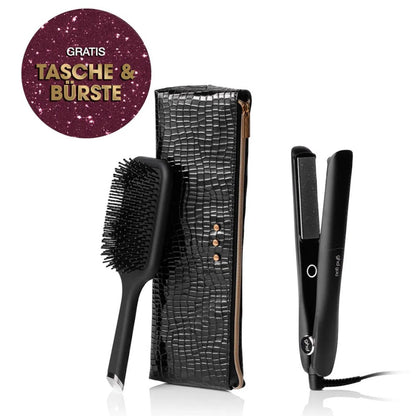 ghd Cherry Chic Gold Styler Geschenkset inkl. Paddle Brush & Hitzeschutztasche