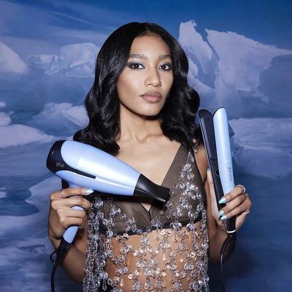 Coffret cadeau ghd chronos styler et sèche-cheveux helios Icy Blue