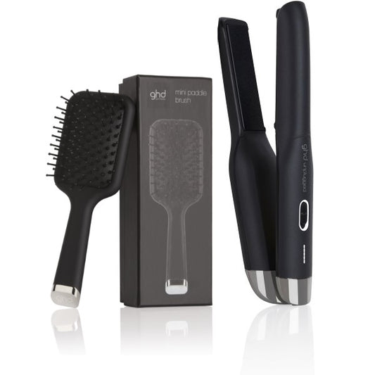 ghd unplugged styler noir + mini brosse plate offerte