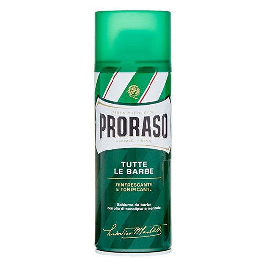 Mousse à raser Proraso Verte 400ml - Tutte Le Barbe