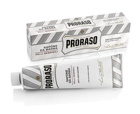 Proraso Crème à Raser Blanche Sensitive 150 ml - Sapone Da Barba